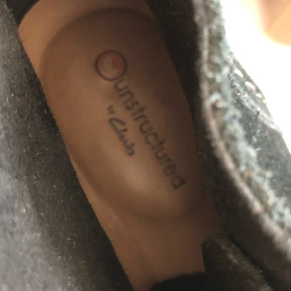 Clarks black heeled boots - Picture 4 of 5